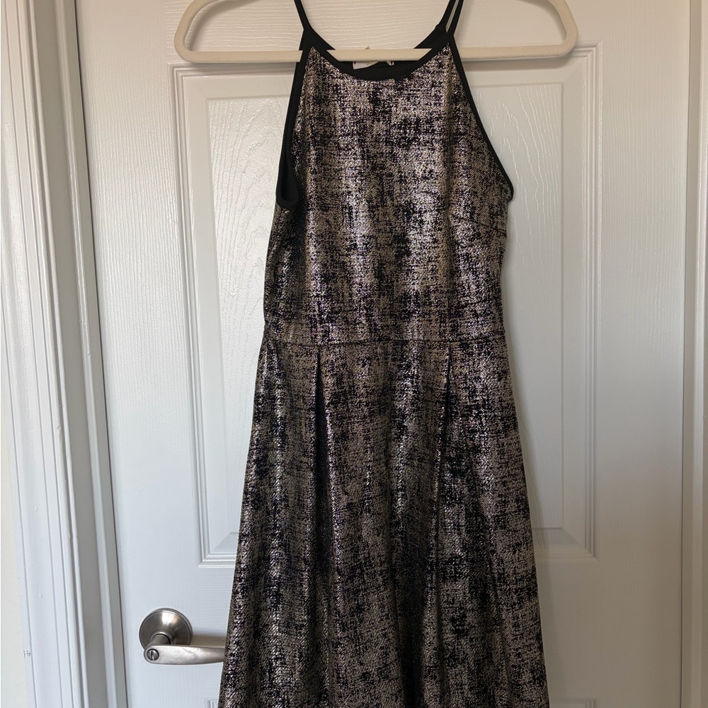 Nordstrom Black and Gold Women's Dress